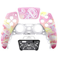 eXtremeRate Replacement Front Housing Shell with Touchpad Compatible with PS5 Controller BDM-010/020/030/040/050 - Pinky Jellyfish Heaven eXtremeRate