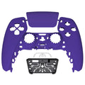 eXtremeRate Replacement Front Housing Shell with Touchpad Compatible with PS5 Controller BDM-010/020/030/040/050 - Purple eXtremeRate