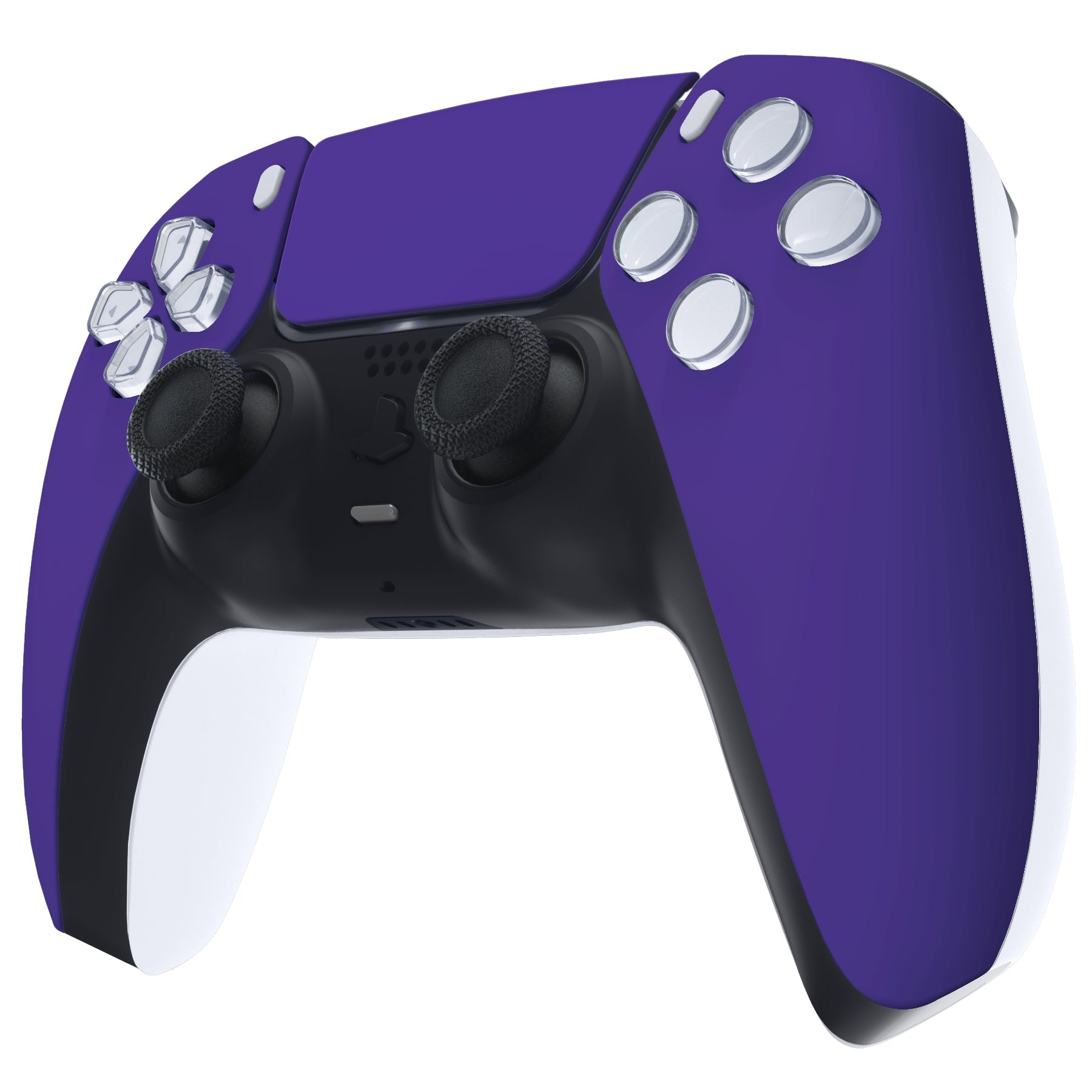 eXtremeRate Replacement Front Housing Shell with Touchpad Compatible with PS5 Controller BDM-010/020/030/040/050 - Purple eXtremeRate