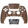 eXtremeRate Replacement Front Housing Shell with Touchpad Compatible with PS5 Controller BDM-010/020/030/040/050/060 - Wood Grain eXtremeRate