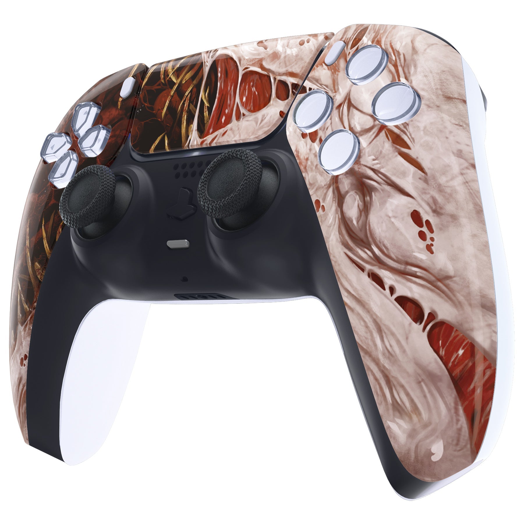 eXtremeRate Replacement Front Housing Shell with Touchpad Compatible with PS5 Controller BDM-010/020/030/040/050 - Xeno Species eXtremeRate