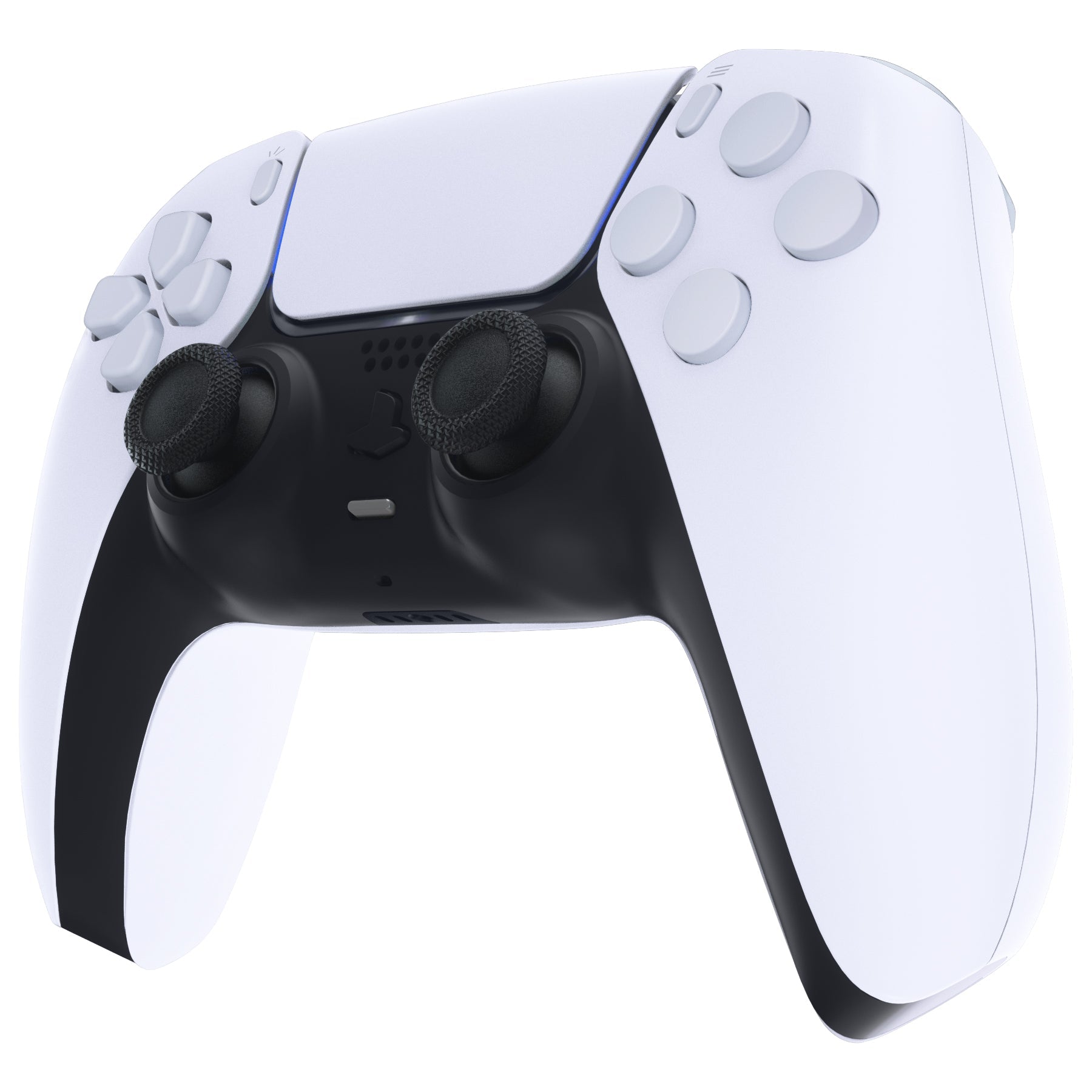 eXtremeRate Replacement Full Set Buttons Compatible with PS5 Controller BDM-030/040/050/060 - Original White eXtremeRate