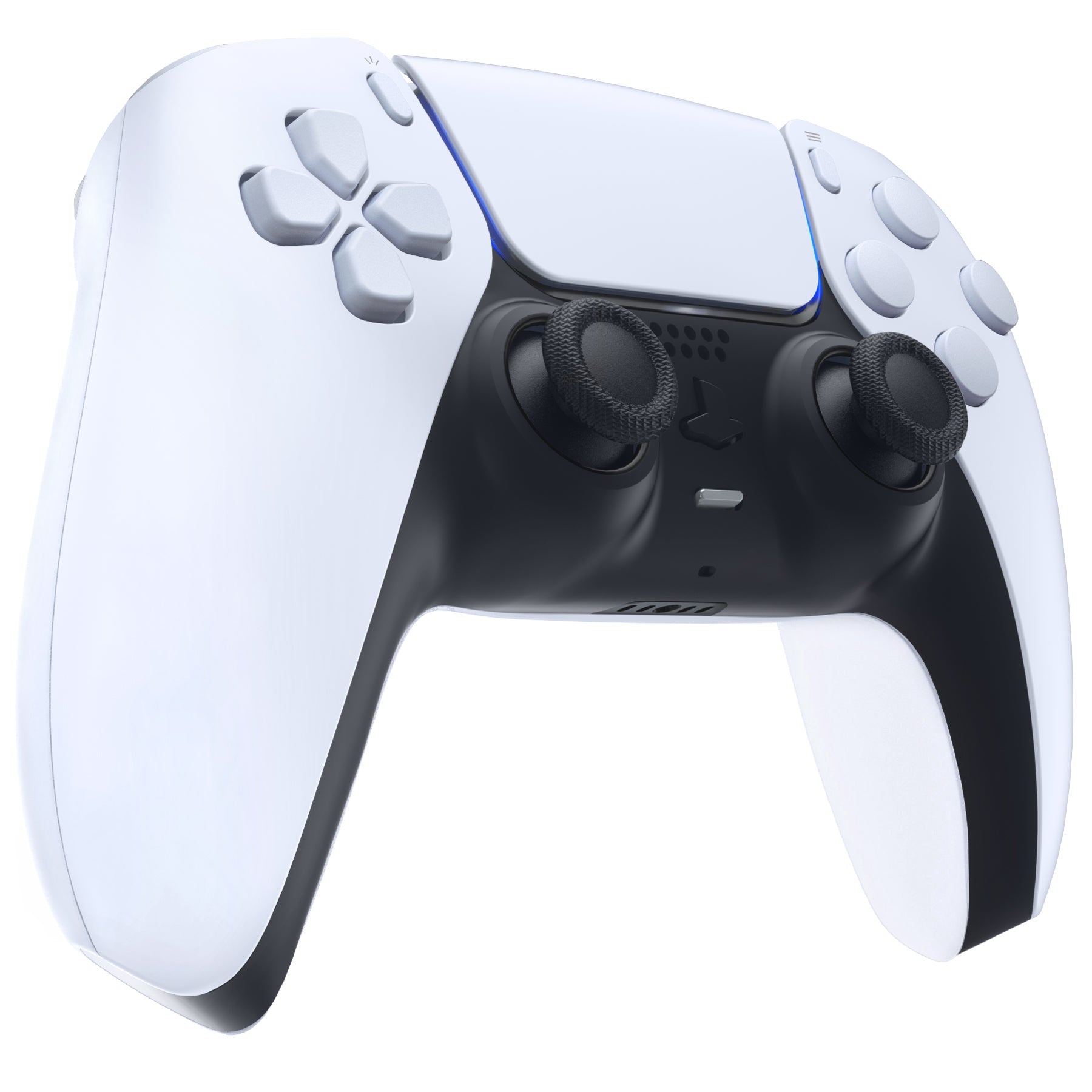eXtremeRate Replacement Full Set Buttons Compatible with PS5 Controller BDM-030/040/050/060 - Original White eXtremeRate