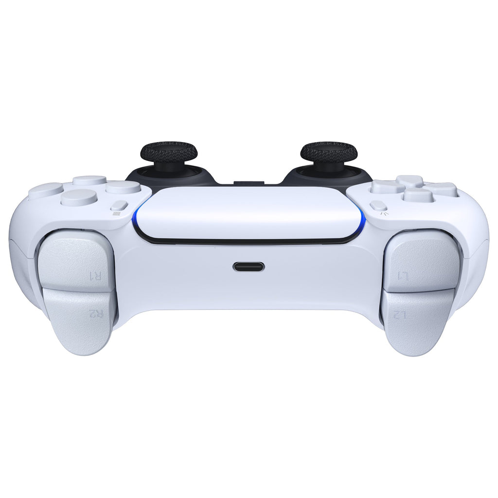 eXtremeRate Replacement Full Set Buttons Compatible with PS5 Controller BDM-030/040/050/060 - Original White eXtremeRate