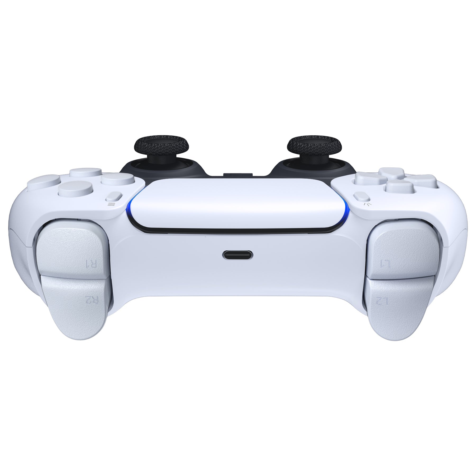 eXtremeRate Replacement Full Set Buttons Compatible with PS5 Controller BDM-030/040/050/060 - Original White eXtremeRate