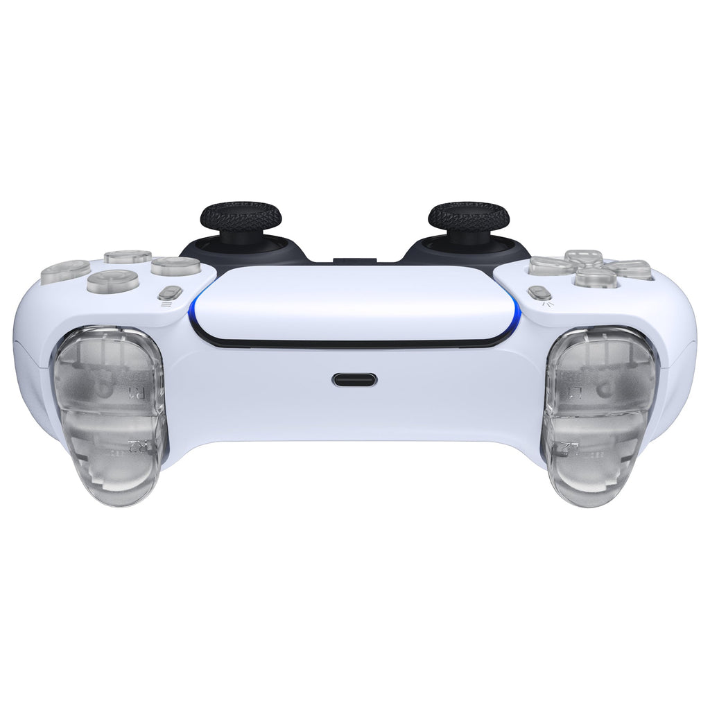 eXtremeRate Replacement Full Set Buttons Compatible with PS5 Controller BDM-030/040/050/060 - Glow in Dark - Green eXtremeRate