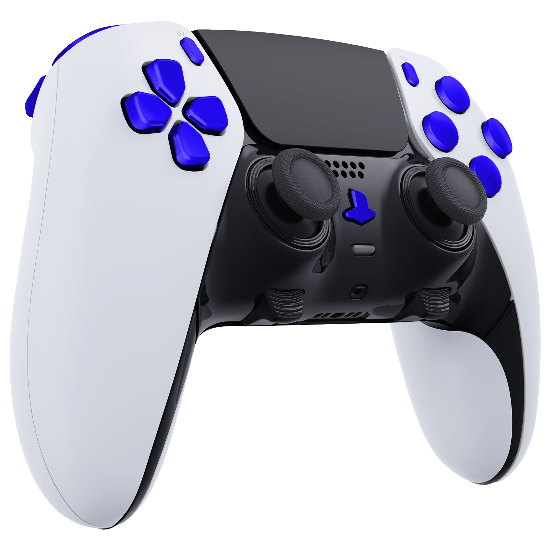 eXtremeRate Replacement Full Set Buttons Compatible with PS5 Edge Controller - Chrome Blue eXtremeRate