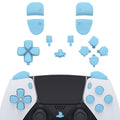 eXtremeRate Replacement Full Set Buttons Compatible with PS5 Edge Controller - Heaven Blue eXtremeRate