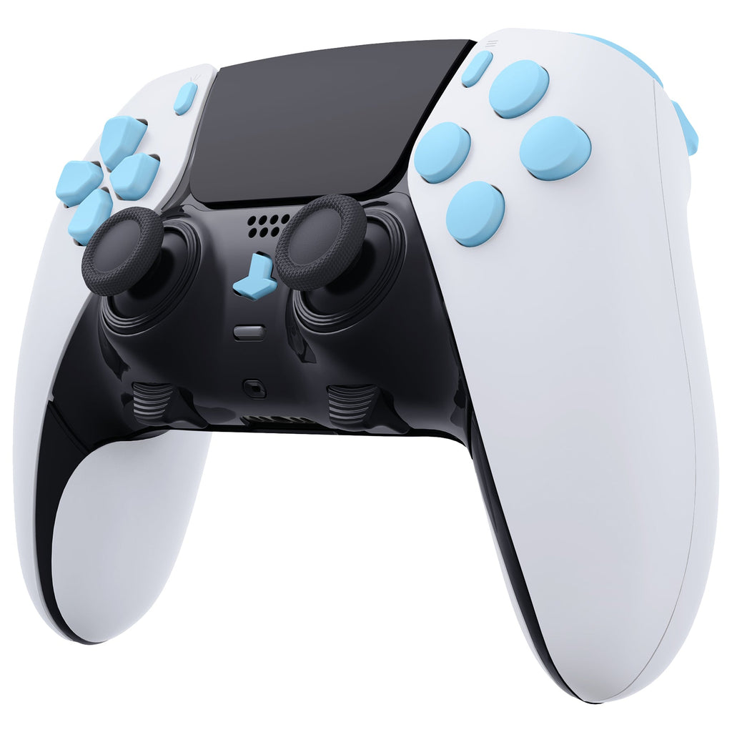 eXtremeRate Replacement Full Set Buttons Compatible with PS5 Edge Controller - Heaven Blue eXtremeRate