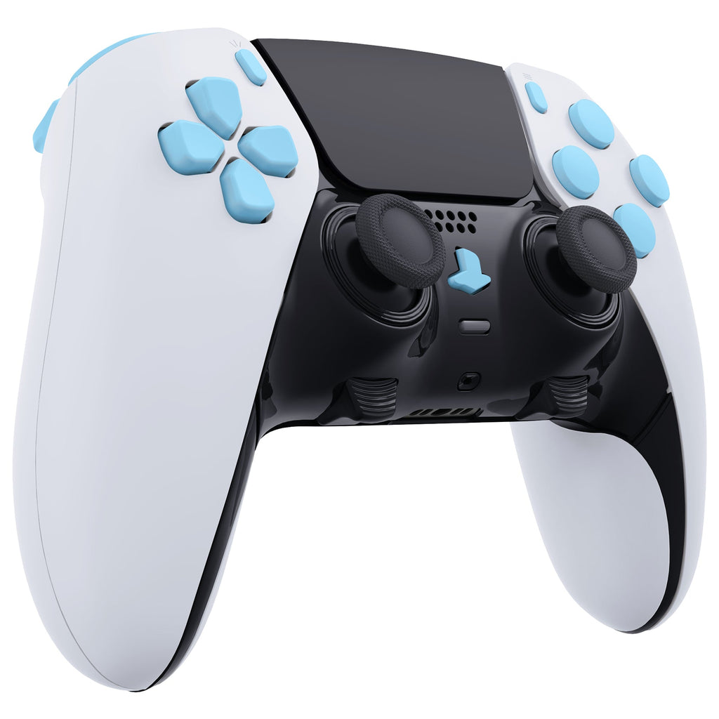 eXtremeRate Replacement Full Set Buttons Compatible with PS5 Edge Controller - Heaven Blue eXtremeRate