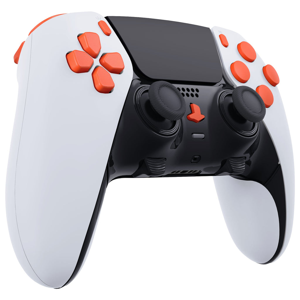 eXtremeRate Replacement Full Set Buttons Compatible with PS5 Edge Controller - Orange eXtremeRate