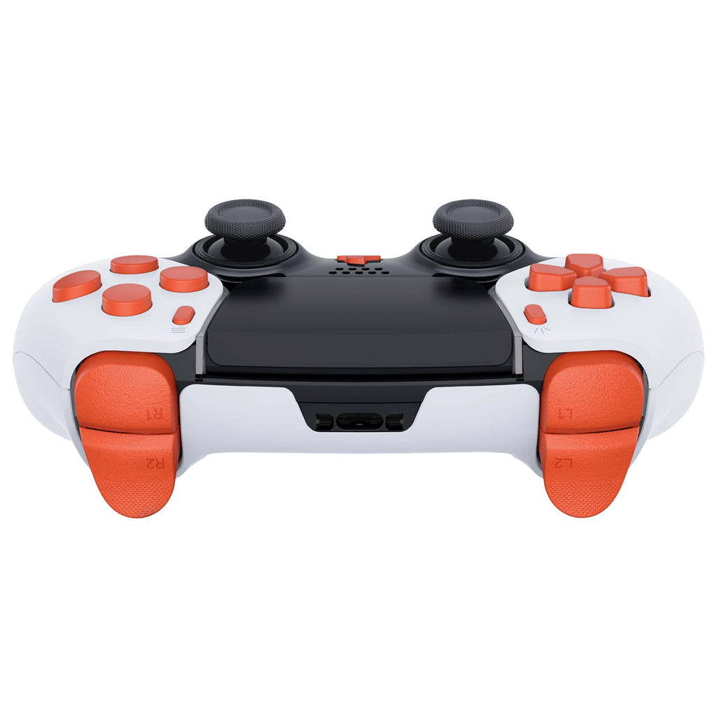 eXtremeRate Replacement Full Set Buttons Compatible with PS5 Edge Controller - Orange eXtremeRate