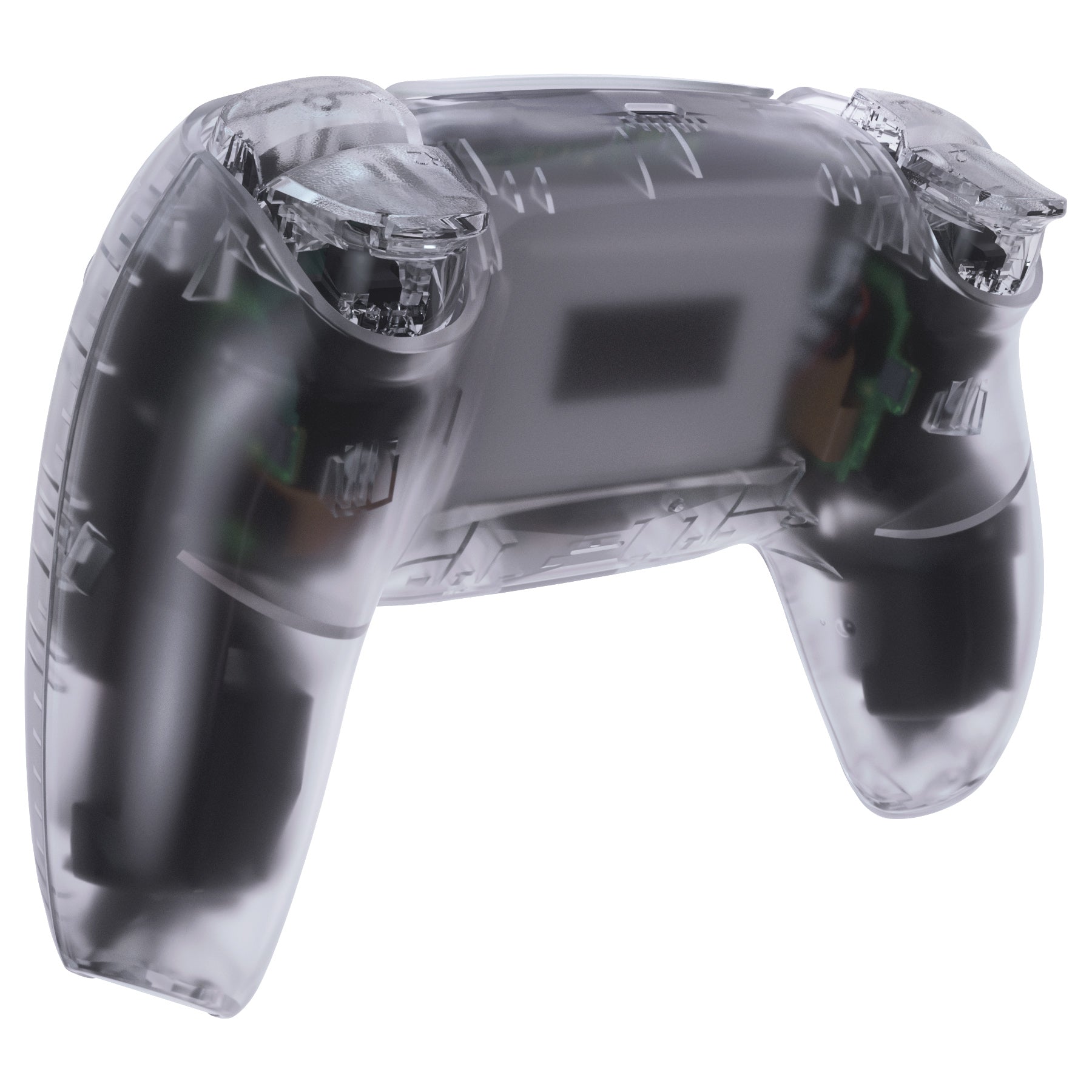 eXtremeRate Replacement Full Set Shells with Buttons Compatible with PS5 Controller BDM-010/020 - Clear eXtremeRate