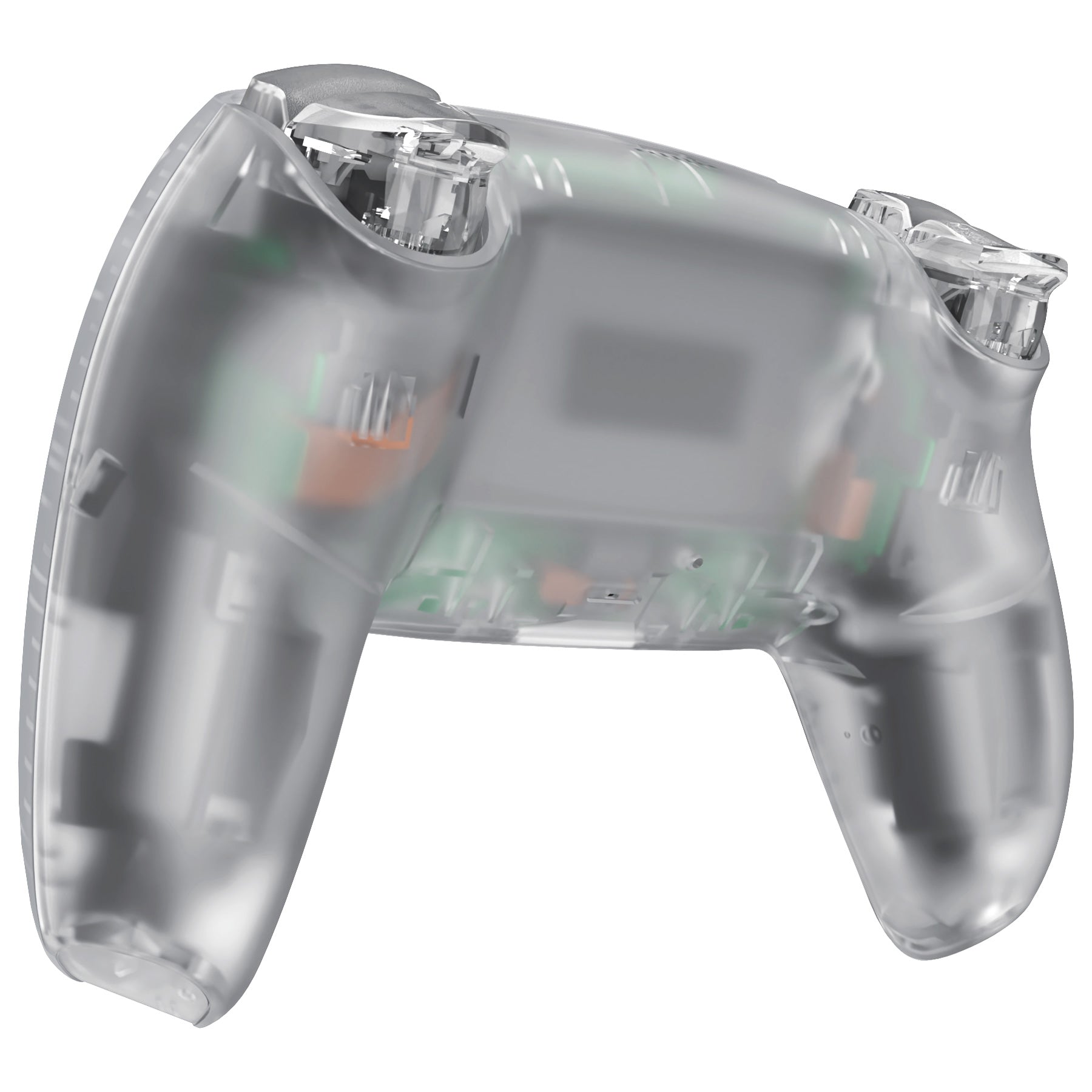 eXtremeRate Replacement Full Set Shells with Buttons Compatible with PS5 Controller BDM-030/040/050 - Glow in Dark - Green eXtremeRate