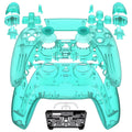 eXtremeRate Replacement Full Set Shells with Buttons Compatible with PS5 Controller BDM-030/040/050 - Emerald Green eXtremeRate