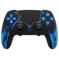 eXtremeRate Replacement Full Set Shells with Buttons Compatible with PS5 Edge Controller - Blue Flame eXtremeRate
