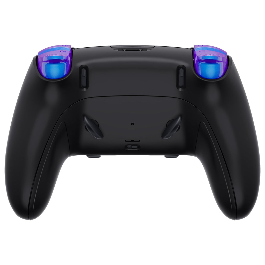 eXtremeRate Replacement Full Set Shells with Buttons Compatible with PS5 Edge Controller - Blue Flame eXtremeRate