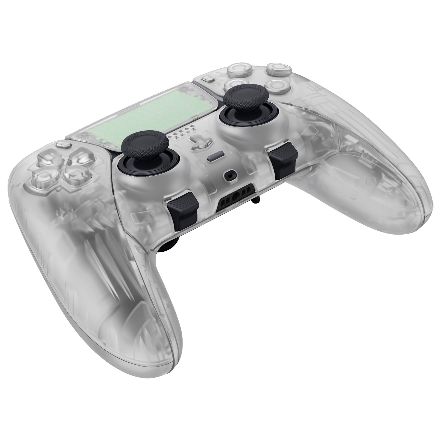 eXtremeRate Replacement Full Set Shells with Buttons Compatible with PS5 Edge Controller - Glow in Dark - Green eXtremeRate