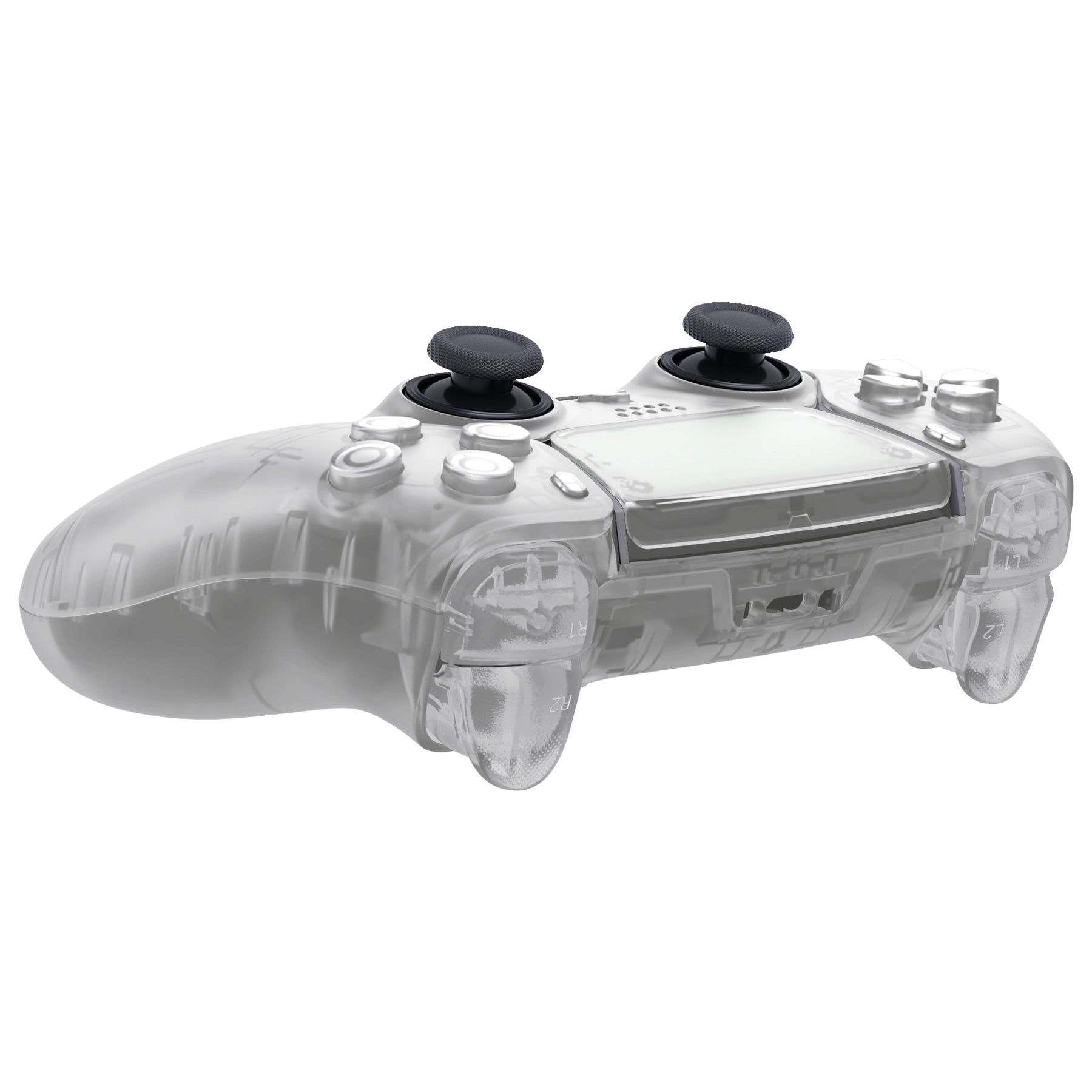 eXtremeRate Replacement Full Set Shells with Buttons Compatible with PS5 Edge Controller - Glow in Dark - Green eXtremeRate