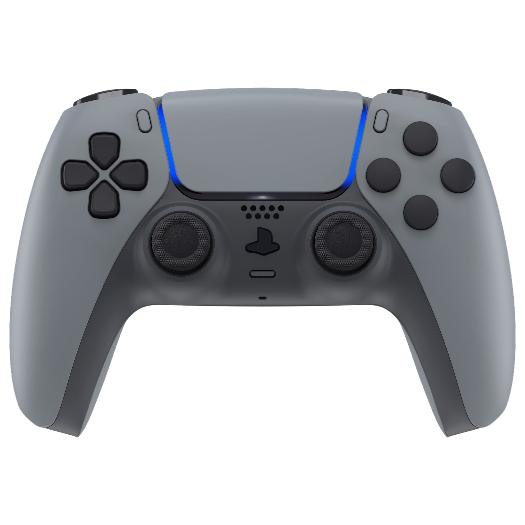 eXtremeRate Replacement Full Set Shells with Buttons Compatible with PS5 Controller BDM-030/040/050 - New Hope Gray eXtremeRate