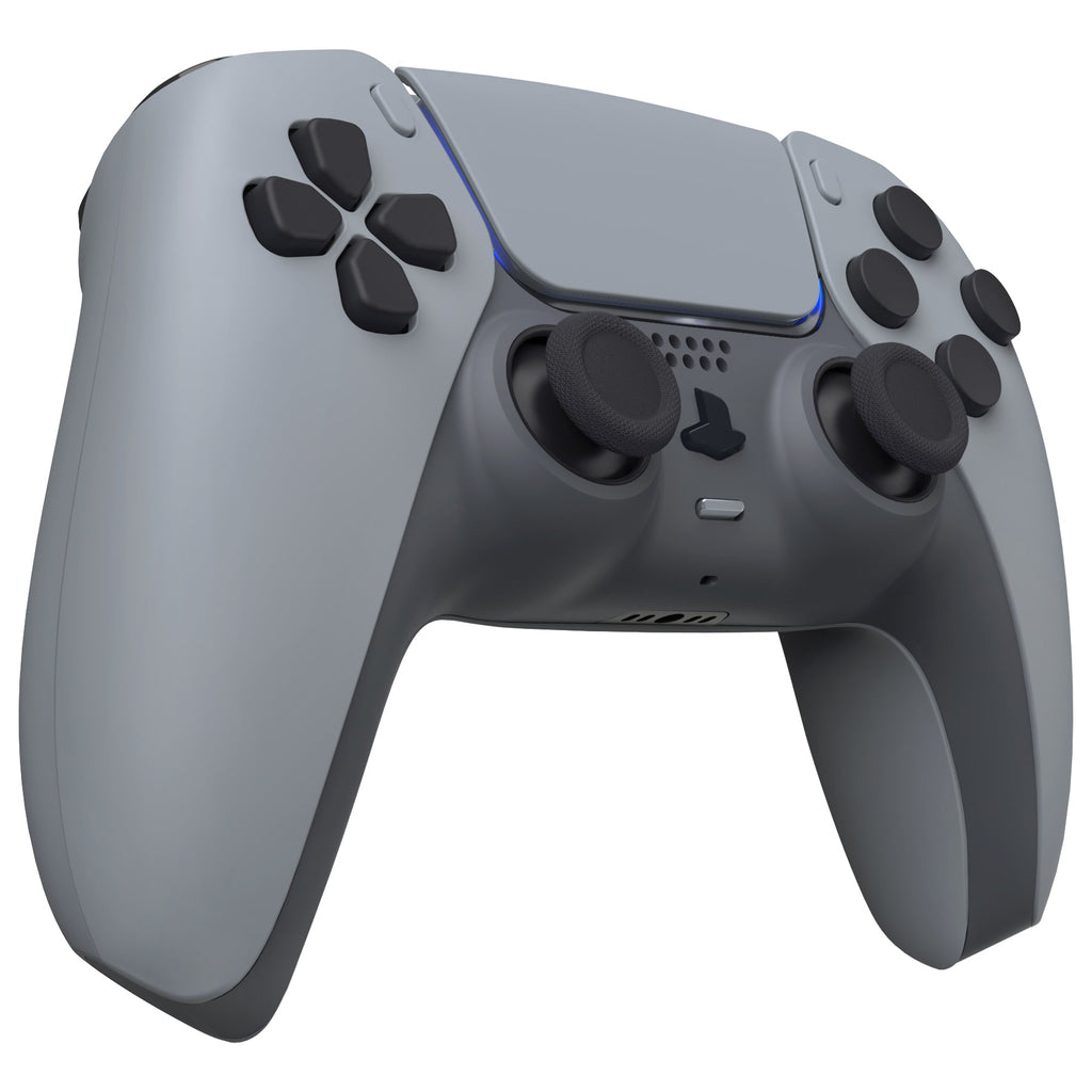 eXtremeRate Replacement Full Set Shells with Buttons Compatible with PS5 Controller BDM-030/040/050 - New Hope Gray eXtremeRate