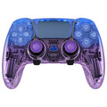 eXtremeRate Replacement Full Set Shells with Buttons Compatible with PS5 Edge Controller - Gradient Translucent Bluebell eXtremeRate