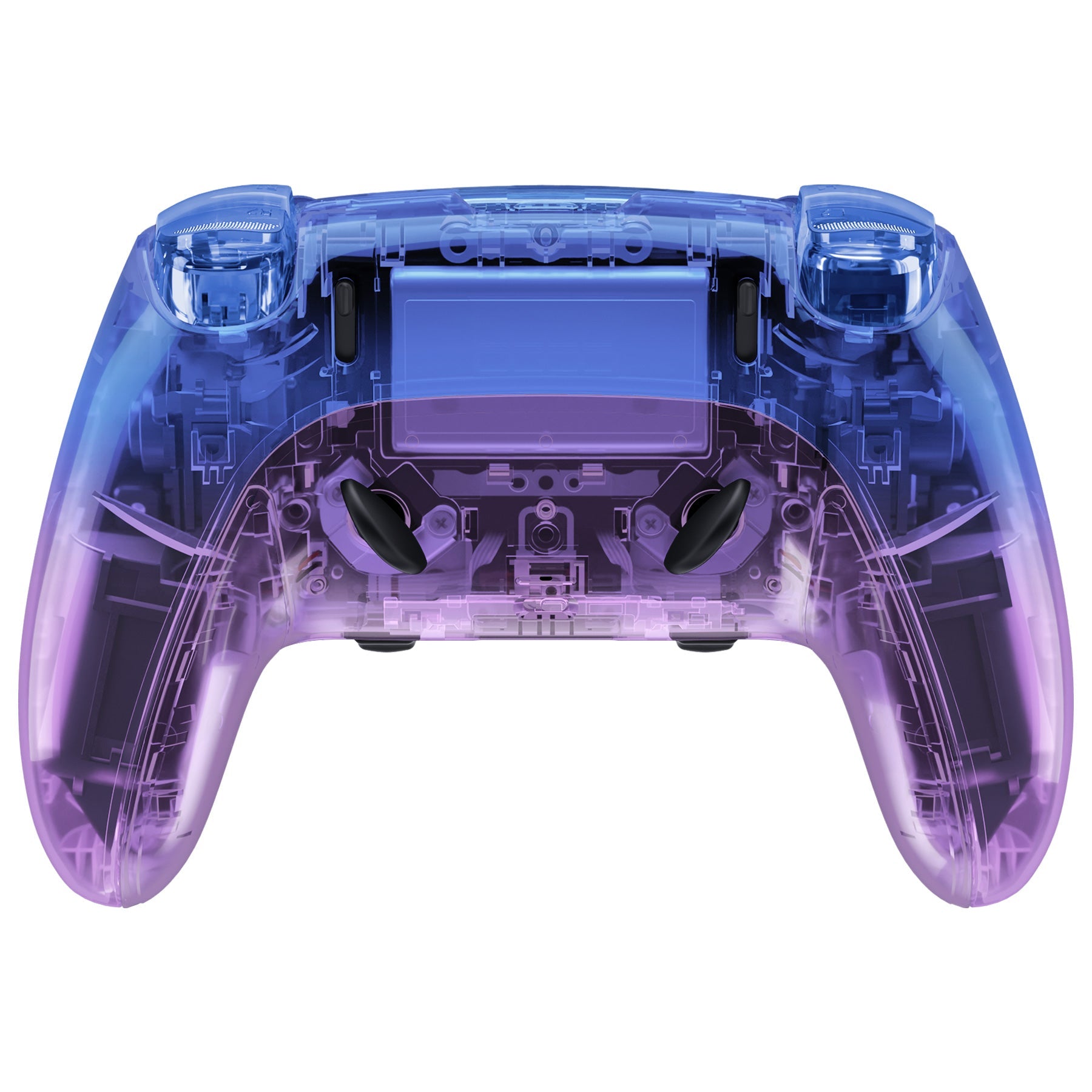 eXtremeRate Replacement Full Set Shells with Buttons Compatible with PS5 Edge Controller - Gradient Translucent Bluebell eXtremeRate