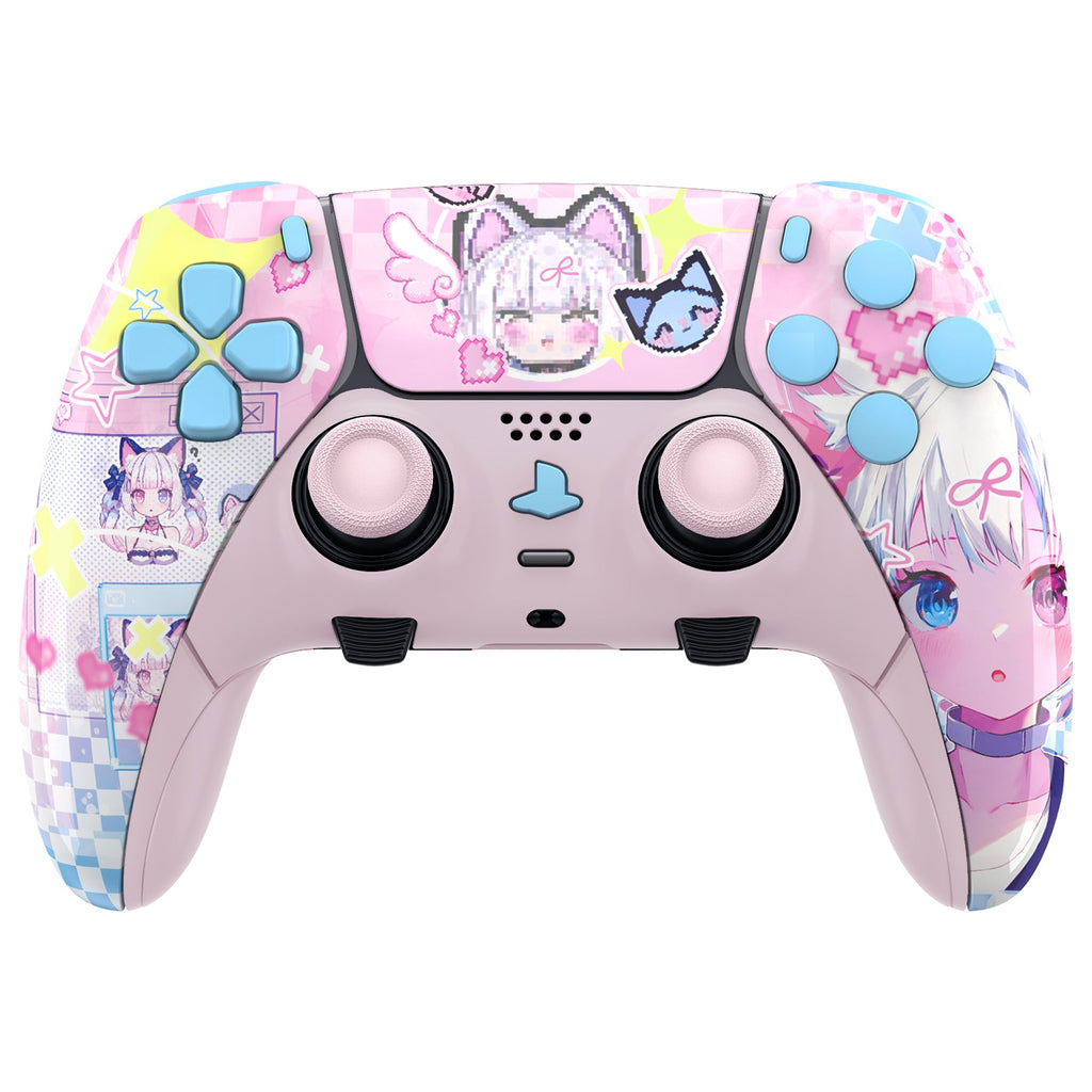 eXtremeRate Replacement Full Set Shells with Buttons Compatible with PS5 Edge Controller - MeWoow eXtremeRate