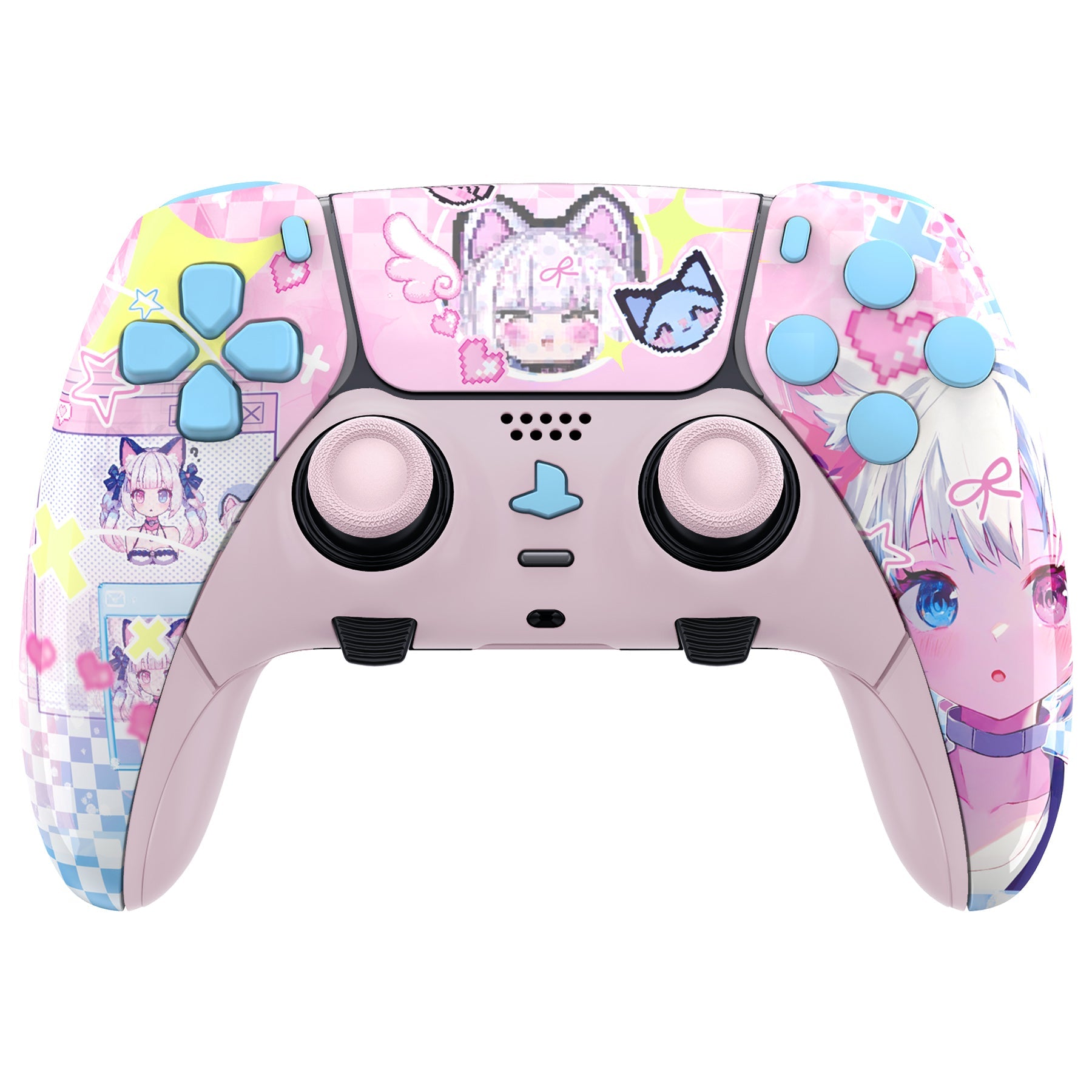 eXtremeRate Replacement Full Set Shells with Buttons Compatible with PS5 Edge Controller - MeWoow eXtremeRate