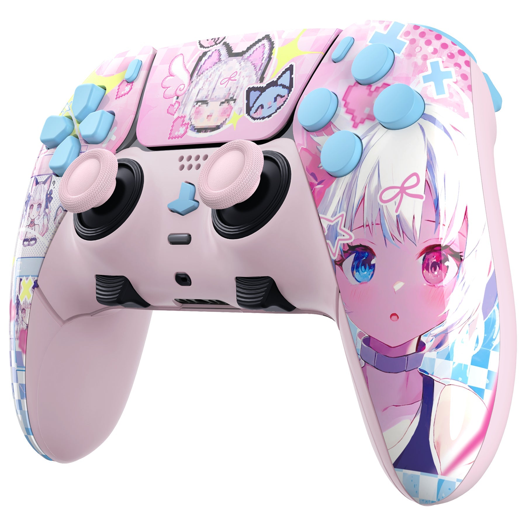 eXtremeRate Replacement Full Set Shells with Buttons Compatible with PS5 Edge Controller - MeWoow eXtremeRate