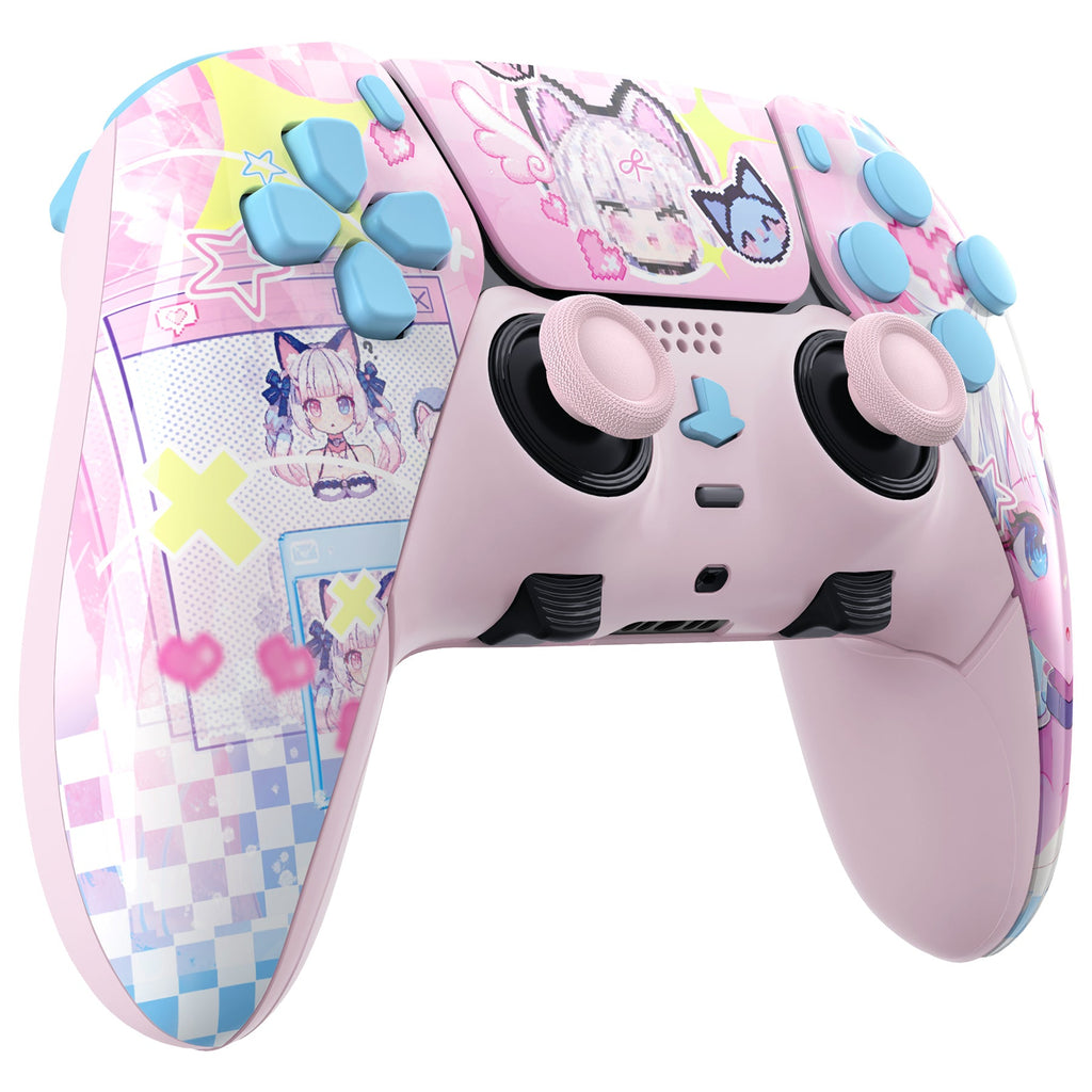eXtremeRate Replacement Full Set Shells with Buttons Compatible with PS5 Edge Controller - MeWoow eXtremeRate
