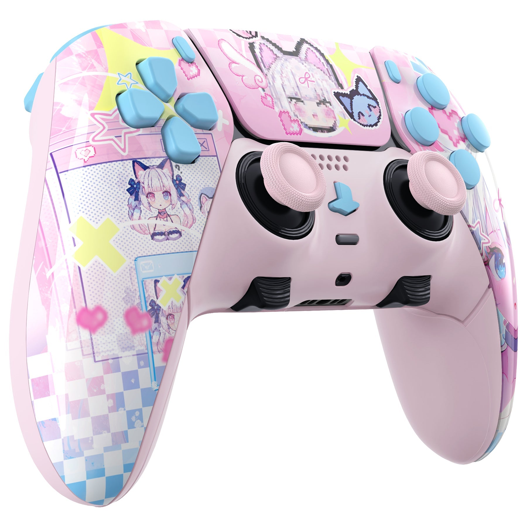 eXtremeRate Replacement Full Set Shells with Buttons Compatible with PS5 Edge Controller - MeWoow eXtremeRate