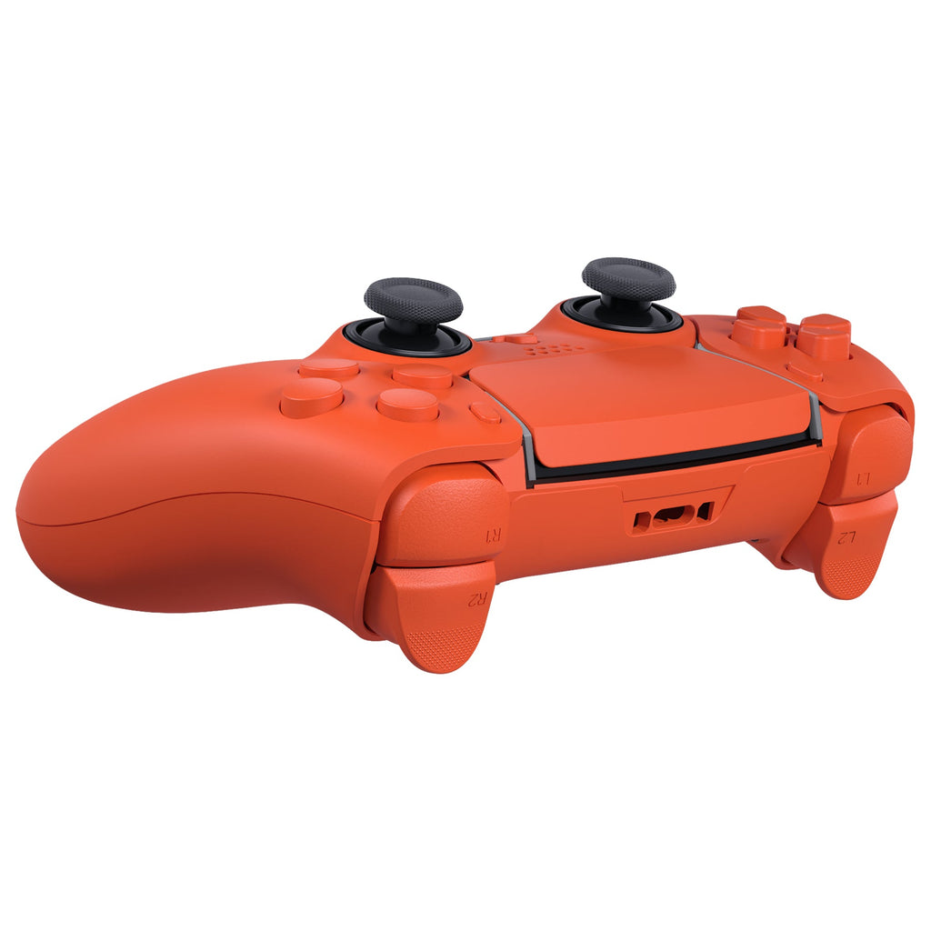 eXtremeRate Replacement Full Set Shells with Buttons Compatible with PS5 Edge Controller - Orange eXtremeRate