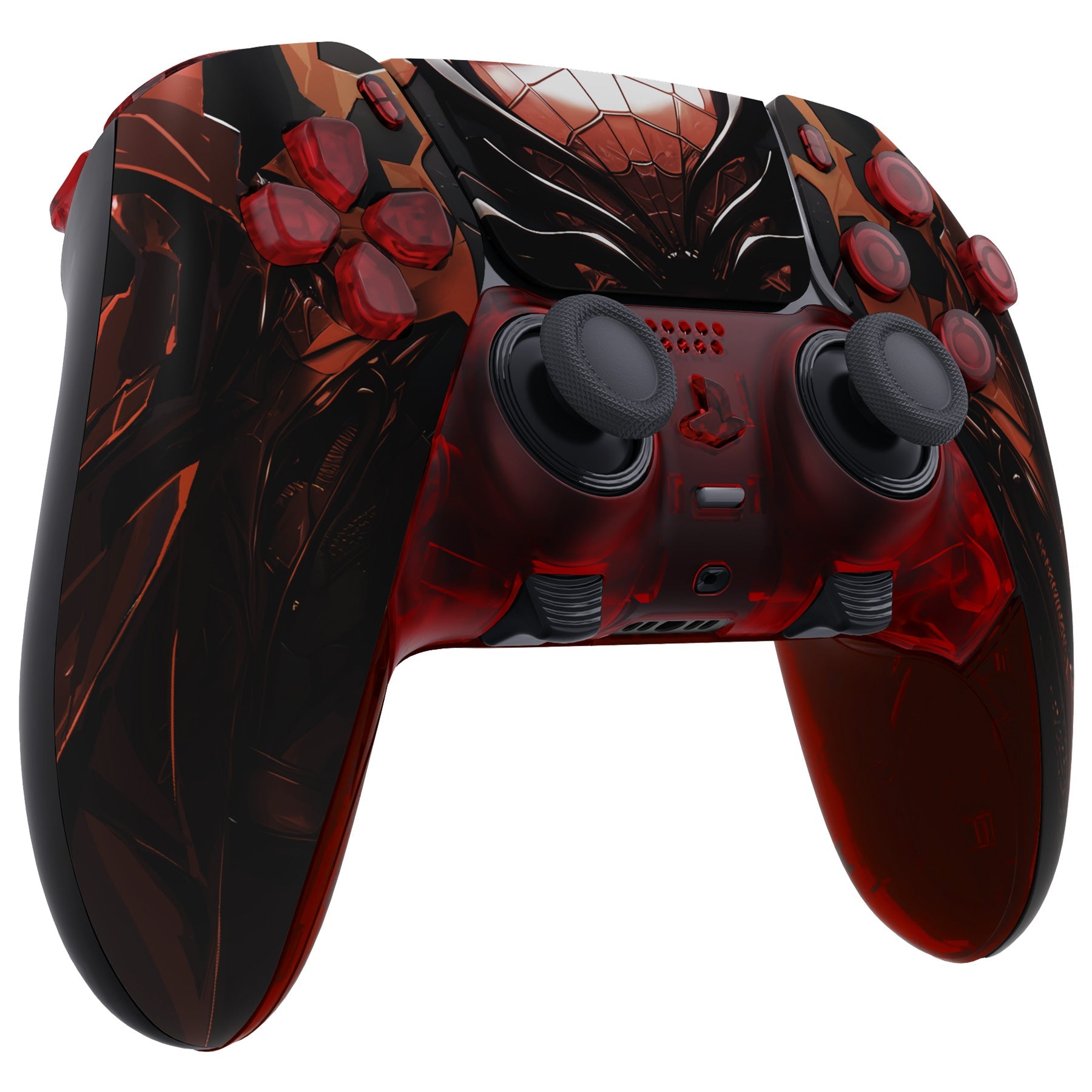 eXtremeRate Replacement Full Set Shells with Buttons Compatible with PS5 Edge Controller - Spider Armor eXtremeRate
