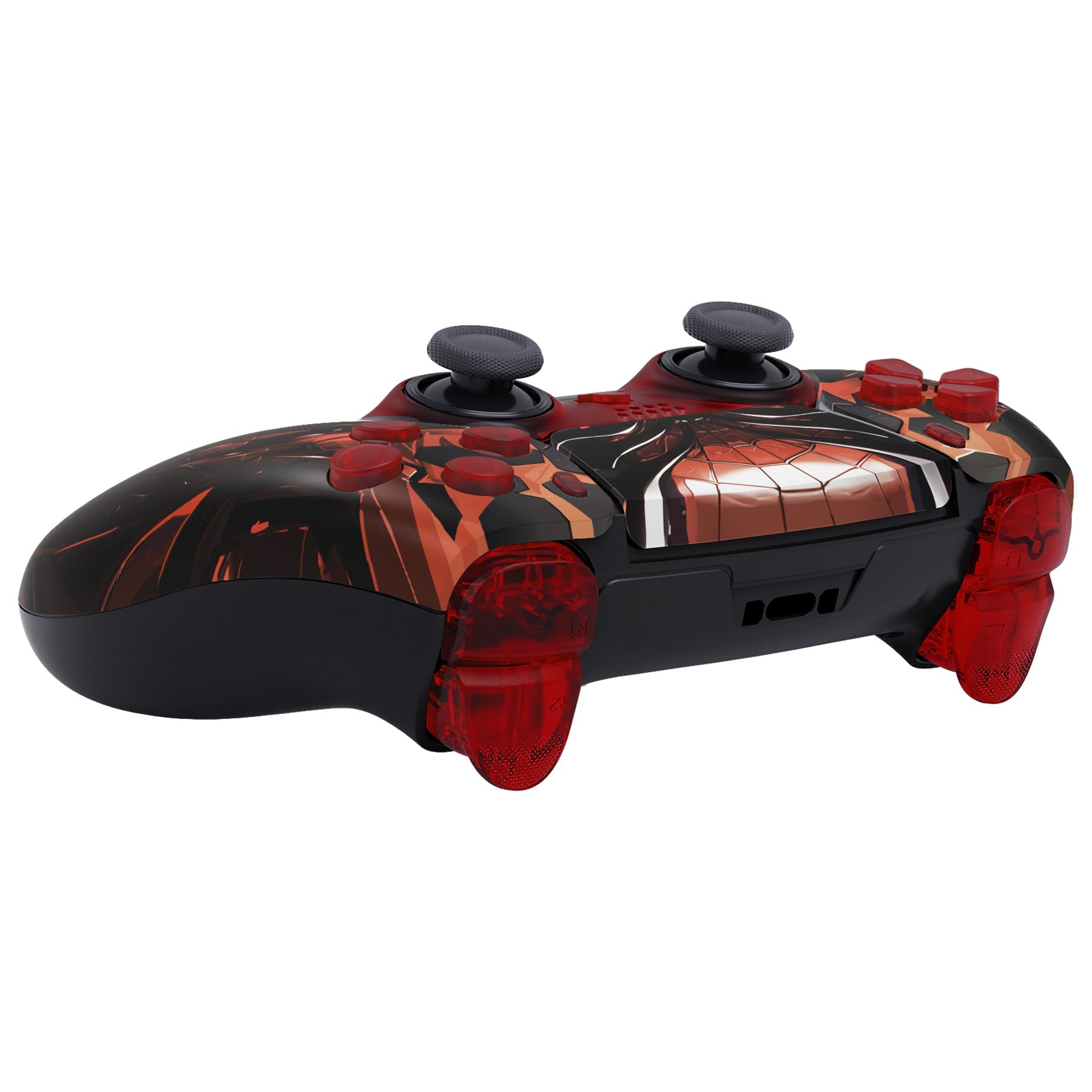 eXtremeRate Replacement Full Set Shells with Buttons Compatible with PS5 Edge Controller - Spider Armor eXtremeRate