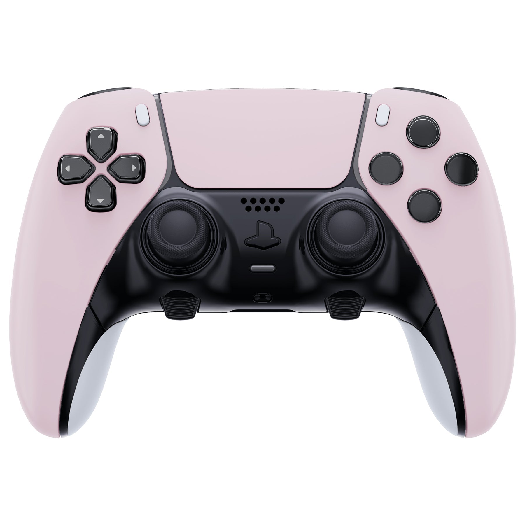 eXtremeRate Replacement Left Right Front Housing Shell with Touchpad Compatible with PS5 Edge Controller - Cherry Blossoms Pink eXtremeRate