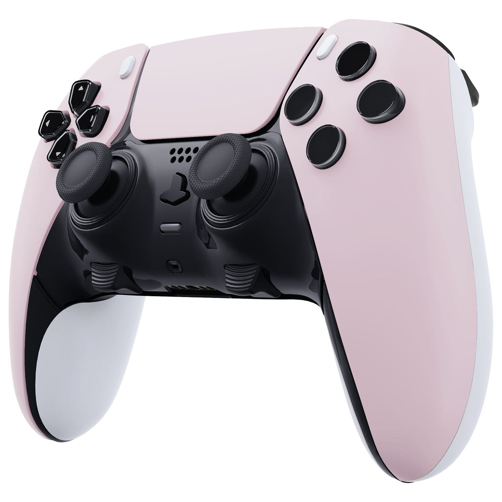 eXtremeRate Replacement Left Right Front Housing Shell with Touchpad Compatible with PS5 Edge Controller - Cherry Blossoms Pink eXtremeRate