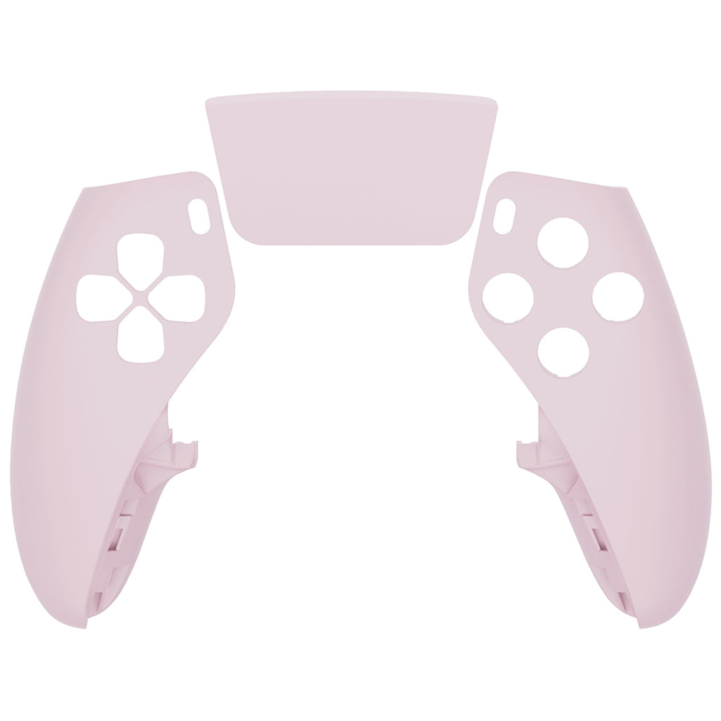 eXtremeRate Replacement Left Right Front Housing Shell with Touchpad Compatible with PS5 Edge Controller - Cherry Blossoms Pink eXtremeRate