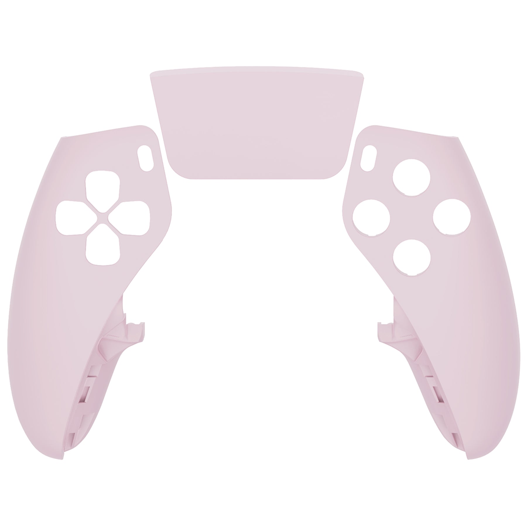 eXtremeRate Replacement Left Right Front Housing Shell with Touchpad Compatible with PS5 Edge Controller - Cherry Blossoms Pink eXtremeRate