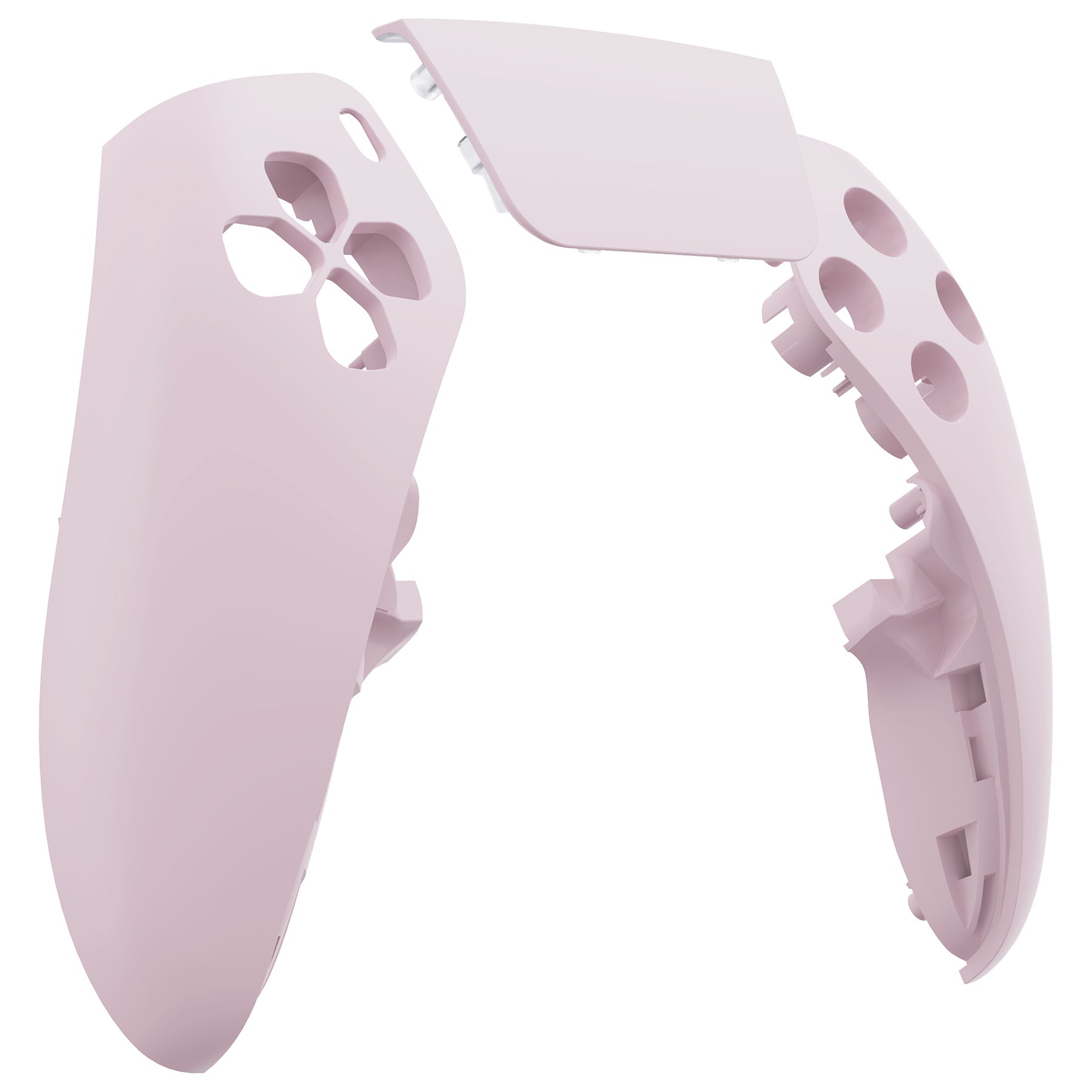 eXtremeRate Replacement Left Right Front Housing Shell with Touchpad Compatible with PS5 Edge Controller - Cherry Blossoms Pink eXtremeRate