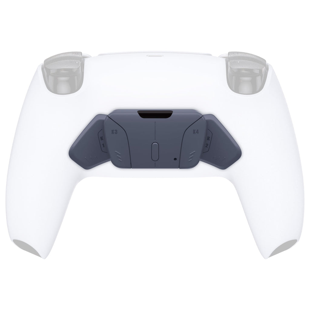 eXtremeRate Replacement Redesigned K1 K2 K3 K4 Back Buttons Housing Shell for eXtremeRate RISE4 Remap Kit, Compatible with PS5 Controller - Sterling Silver eXtremeRate