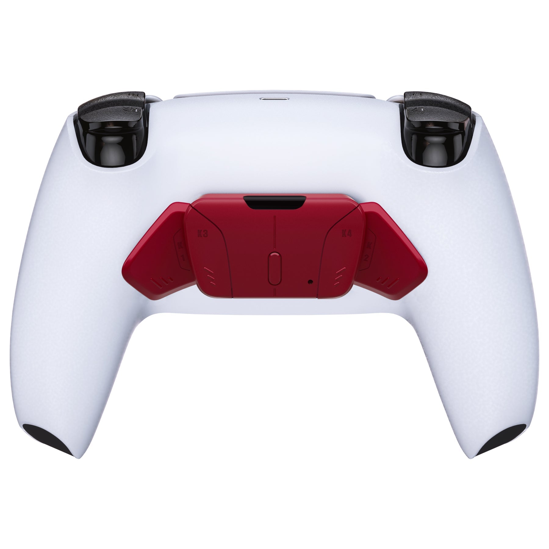 eXtremeRate Replacement Redesigned K1 K2 K3 K4 Back Buttons Housing Shell for eXtremeRate RISE4 Remap Kit, Compatible with PS5 Controller - Volcanic Red eXtremeRate