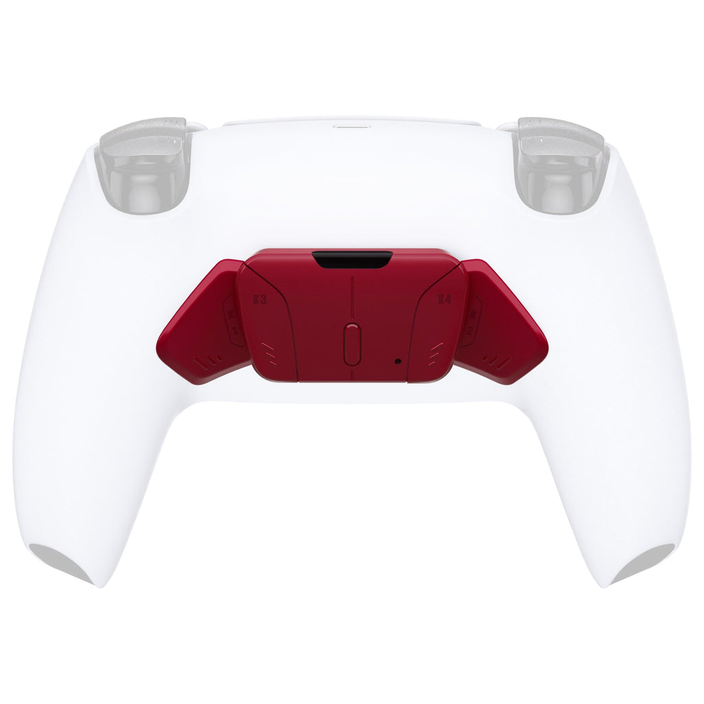 eXtremeRate Replacement Redesigned K1 K2 K3 K4 Back Buttons Housing Shell for eXtremeRate RISE4 Remap Kit, Compatible with PS5 Controller - Volcanic Red eXtremeRate