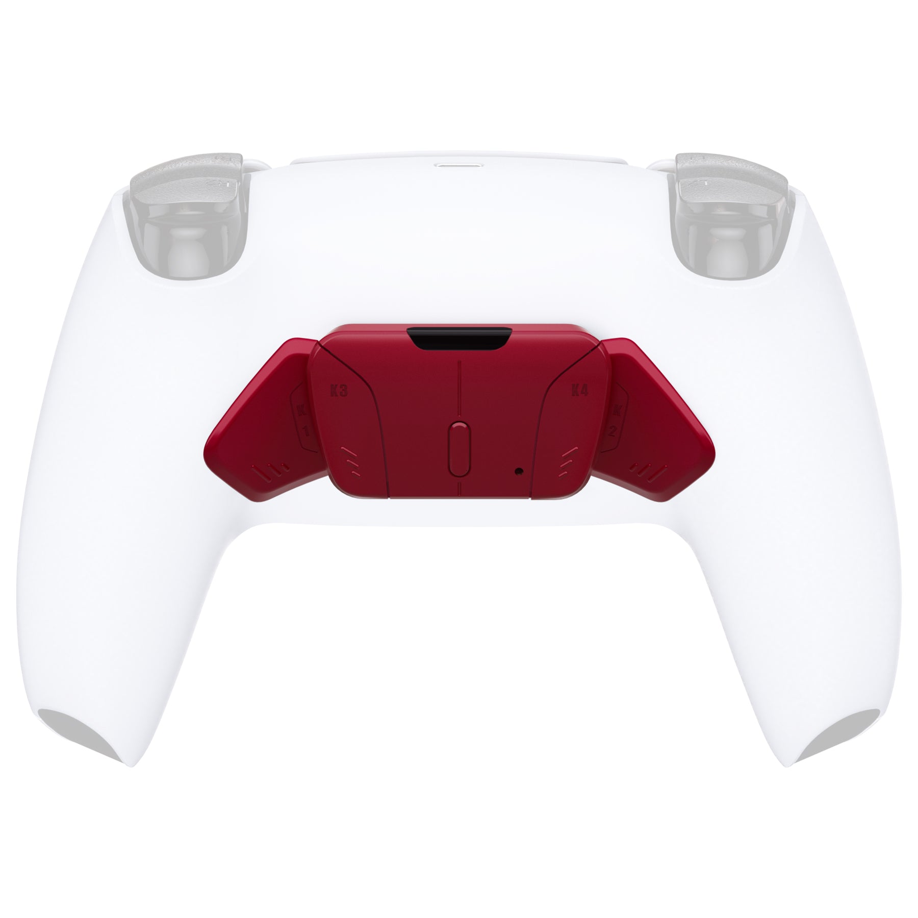 eXtremeRate Turn RISE to RISE4 Kit – Redesigned K1 K2 K3 K4 Back Buttons Housing & Remap PCB Board for eXtremeRate RISE & RISE4 Remap kit, Compatible with PS5 Controller - Volcanic Red eXtremeRate