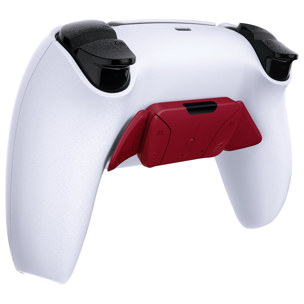 eXtremeRate Replacement Redesigned K1 K2 K3 K4 Back Buttons Housing Shell for eXtremeRate RISE4 Remap Kit, Compatible with PS5 Controller - Volcanic Red eXtremeRate
