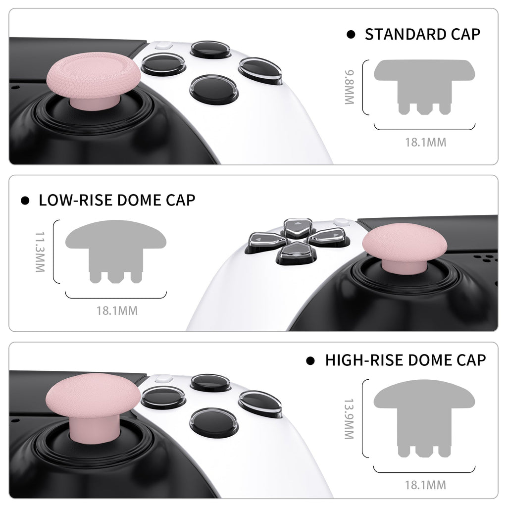 eXtremeRate Replacement Swappable Thumbsticks for PS5 Edge Controller - Cherry Blossoms Pink eXtremeRate