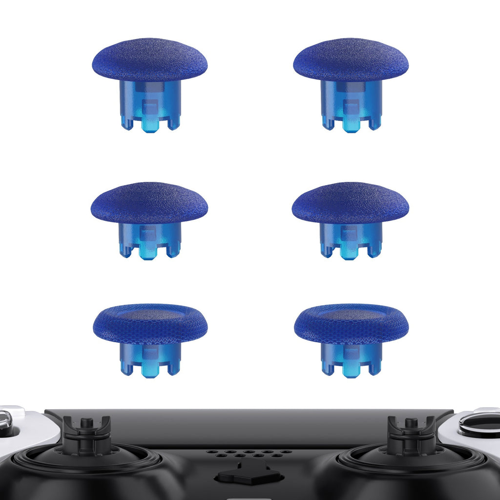 eXtremeRate Replacement Swappable Thumbsticks for PS5 Edge Controller - Clear Blue eXtremeRate