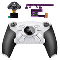 eXtremeRate SPARK Back Paddles Kit with OLED Display & Clicky Trigger Stops & Ergonomic Grips for PS5 Controller BDM-010/020 - Rubberized White & Black eXtremeRate