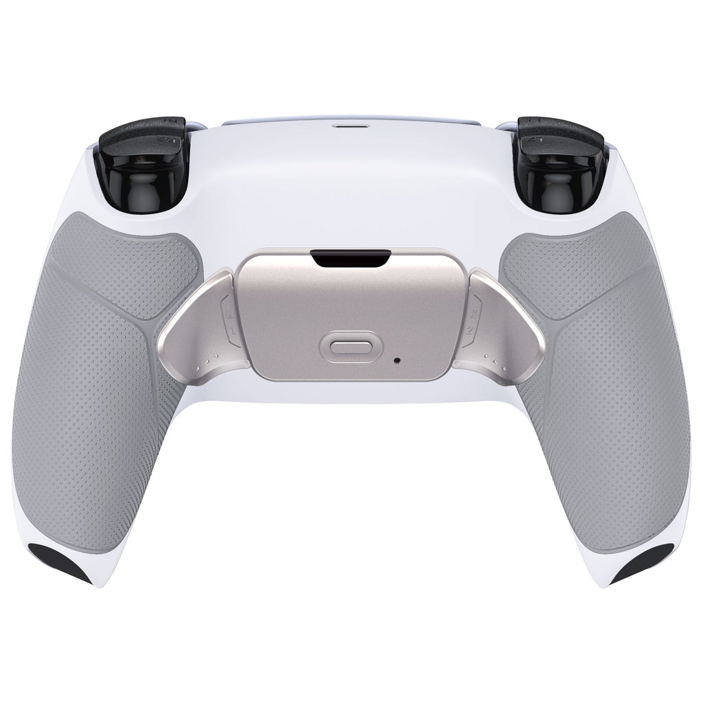 eXtremeRate Silver Real Metal Buttons (RMB) Version RISE V3 Remap Kit for PS5 Controller BDM-030/040/050 - Rubberized Gray eXtremeRate
