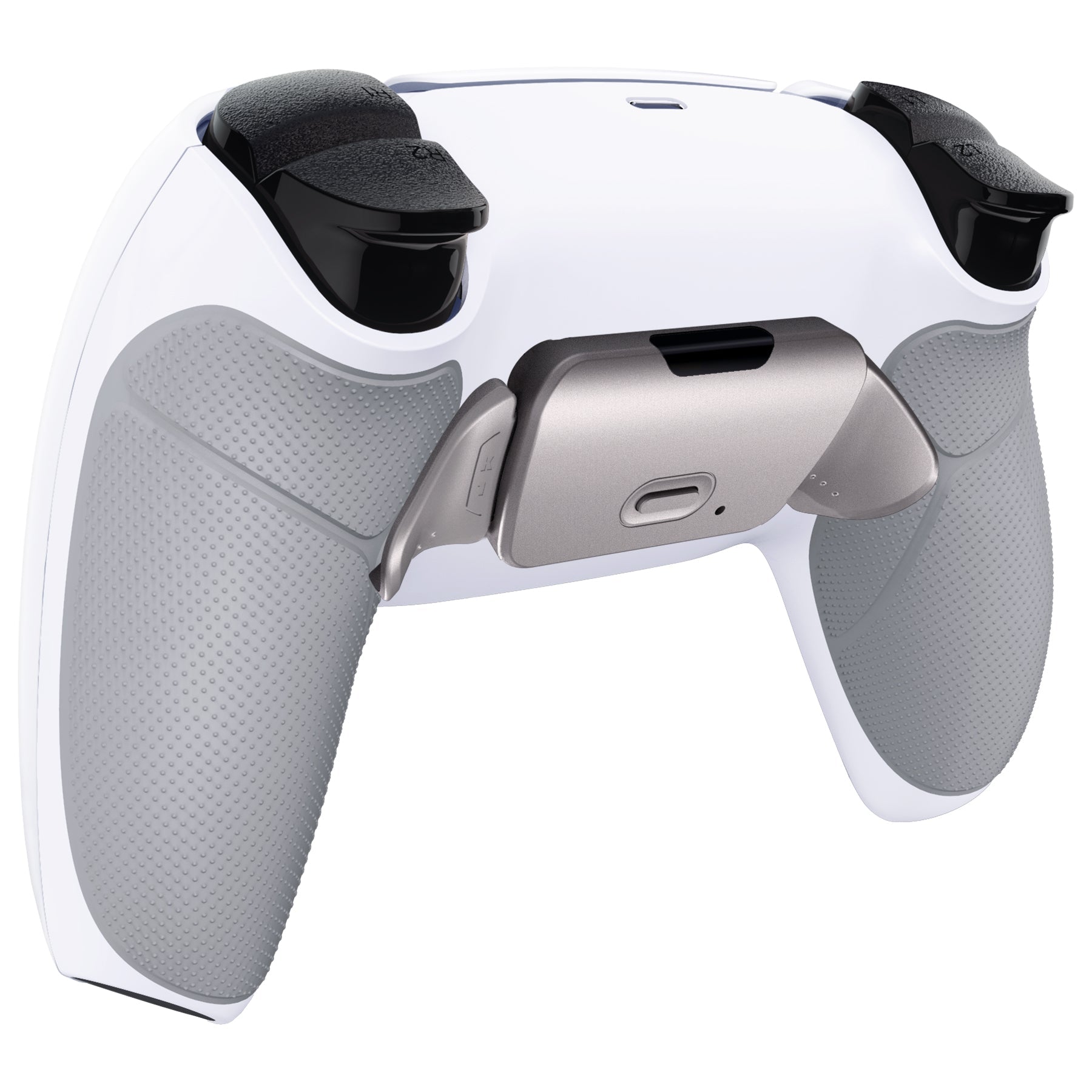 eXtremeRate Silver Real Metal Buttons (RMB) Version RISE V3 Remap Kit for PS5 Controller BDM-030/040/050 - Rubberized Gray eXtremeRate